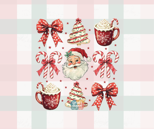 DTF PRINT-Winter-Christmas-Santa-Candy Cane-13