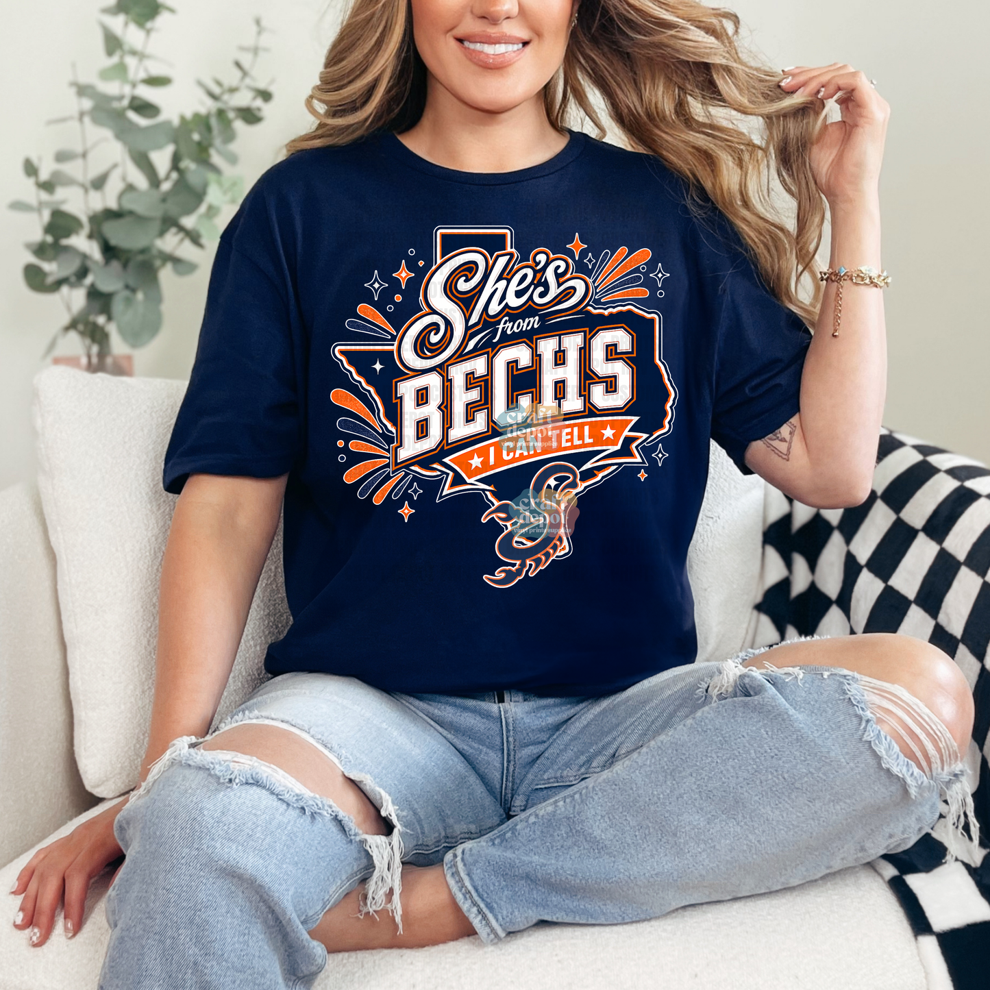 DTF PRINT-She's from BECHS-Scoprions