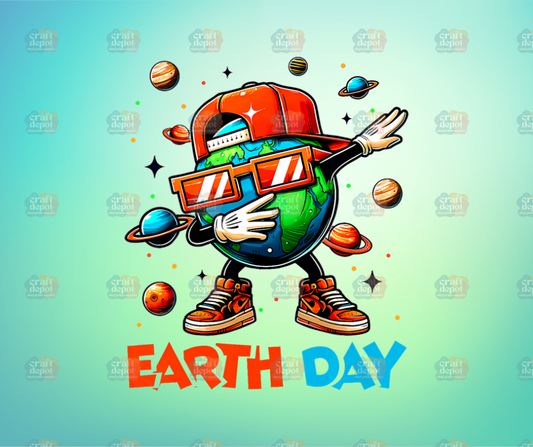 DTF PRINT-Earth Dab-Earth Day