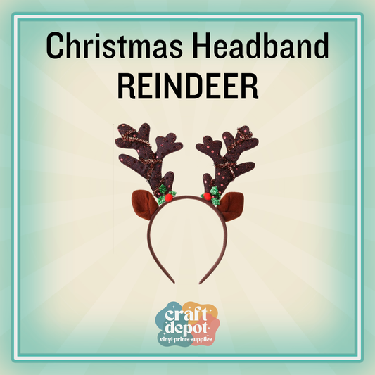 Christmas Headband- Reindeer Antlers