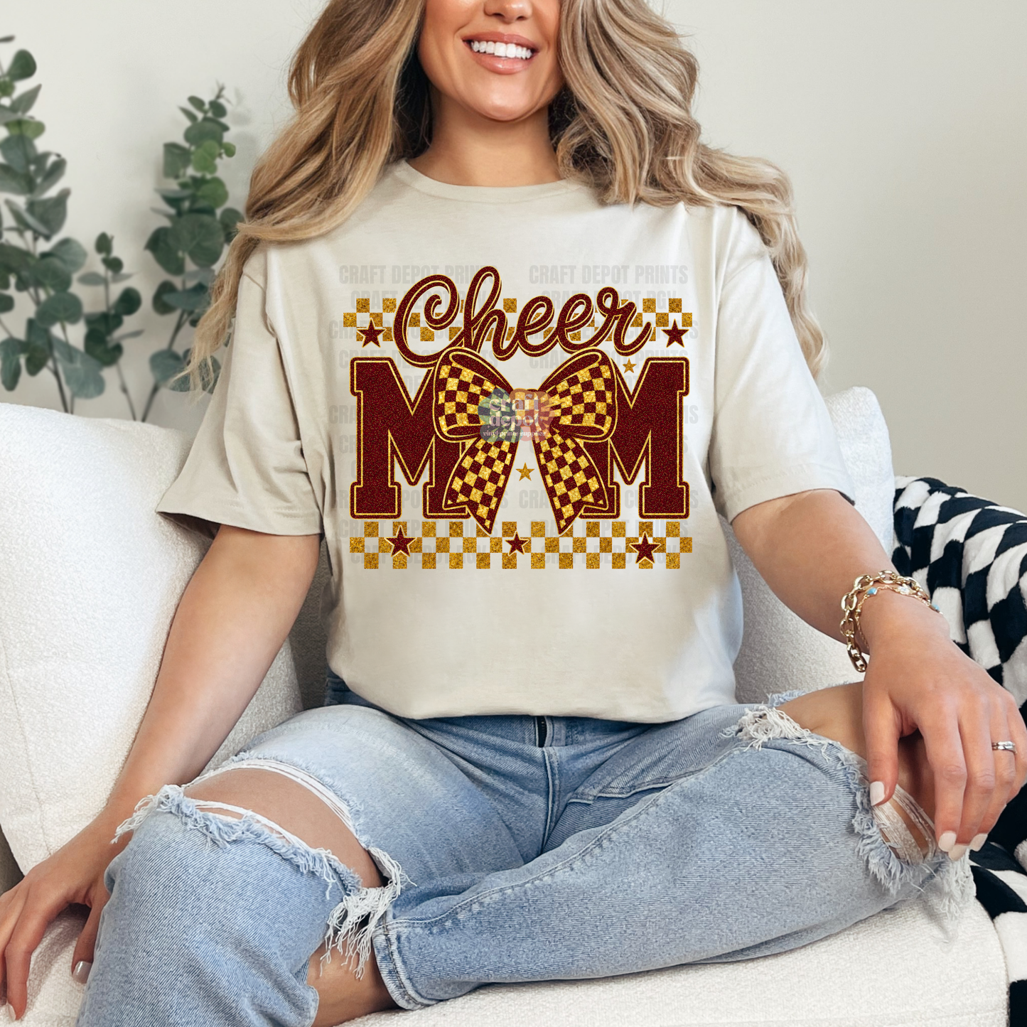DTF PRINT-Cheer Mom-No Mascot