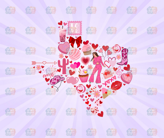 DTF PRINT-Selena, PinkLOVE -April