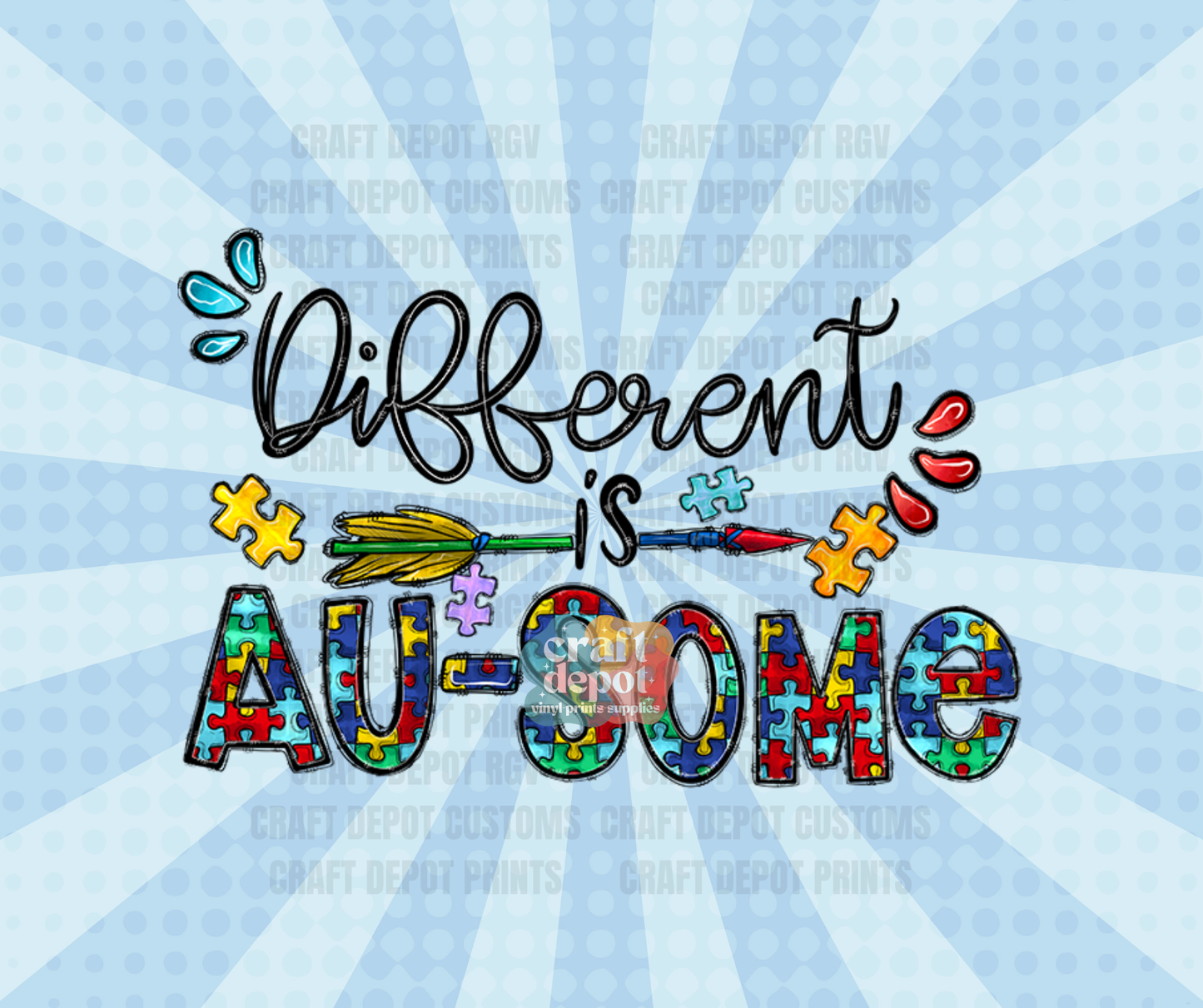 DTF PRINT- April -Autism Awareness-40
