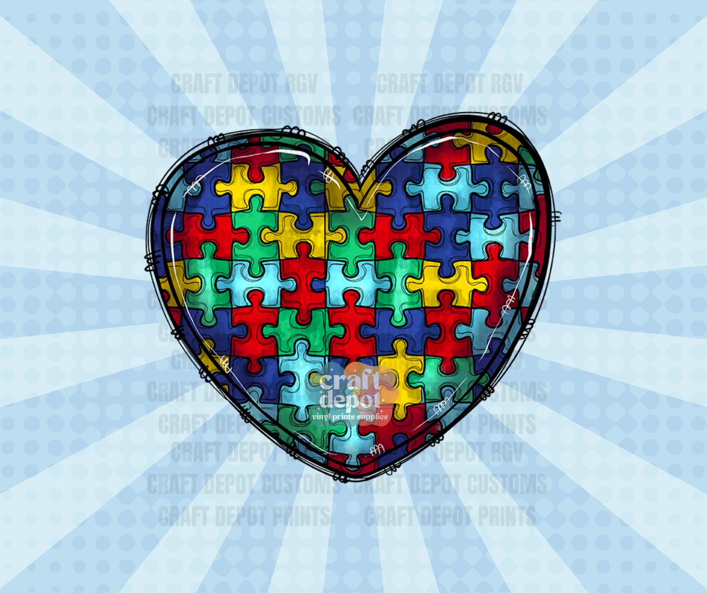 DTF PRINT- April -Autism Awareness-44