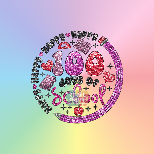 DTF PRINT-100 Days of School-123