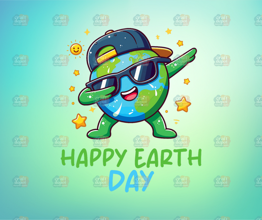 DTF PRINT-Happy Earth Day Dab-Earth Day