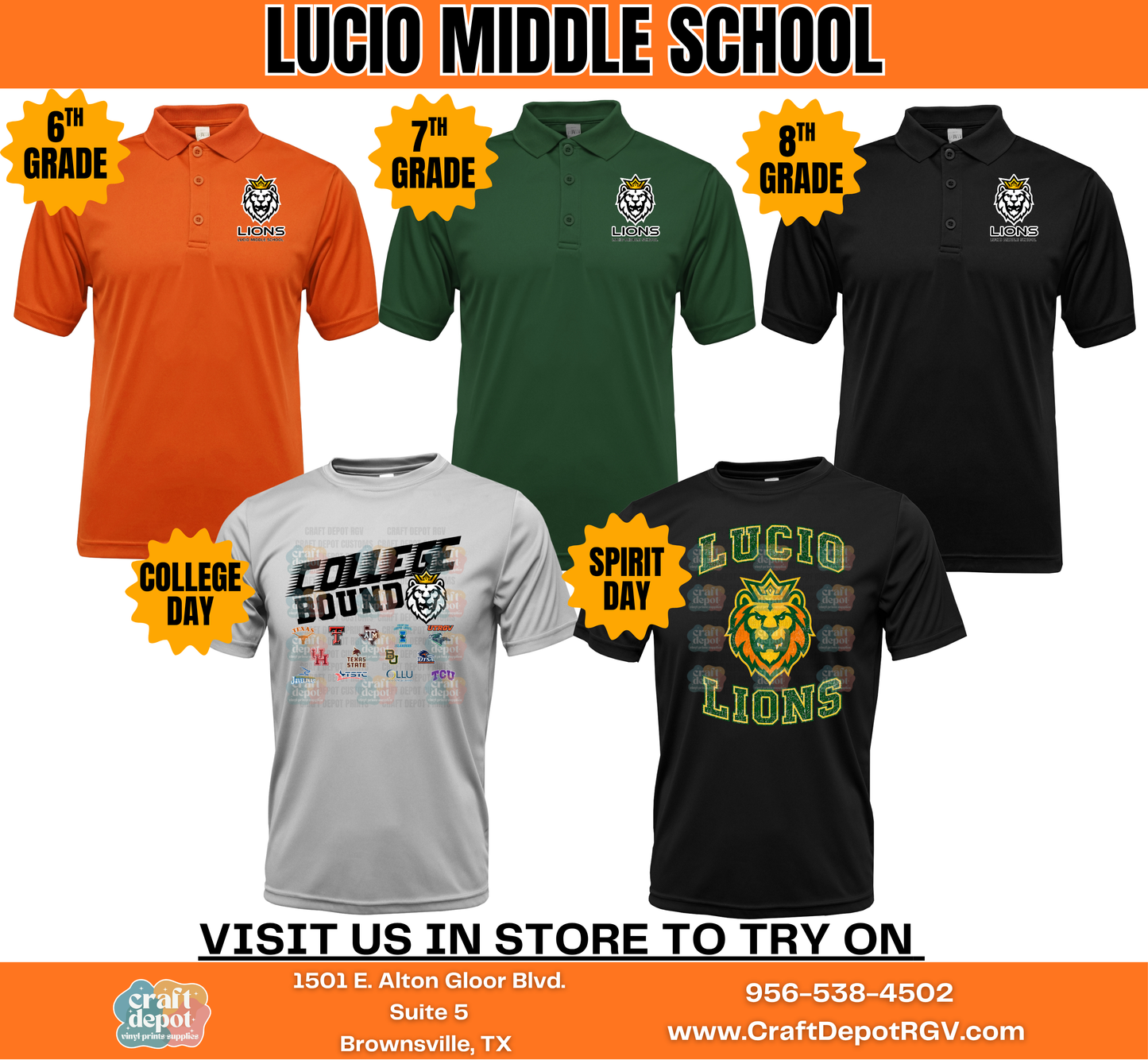 Uniform Bundle- BISD Middle Schools