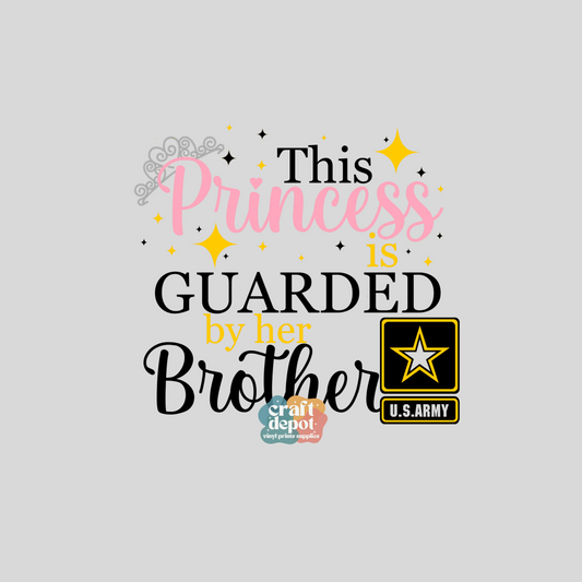 DTF PRINT- Princess Army Sister