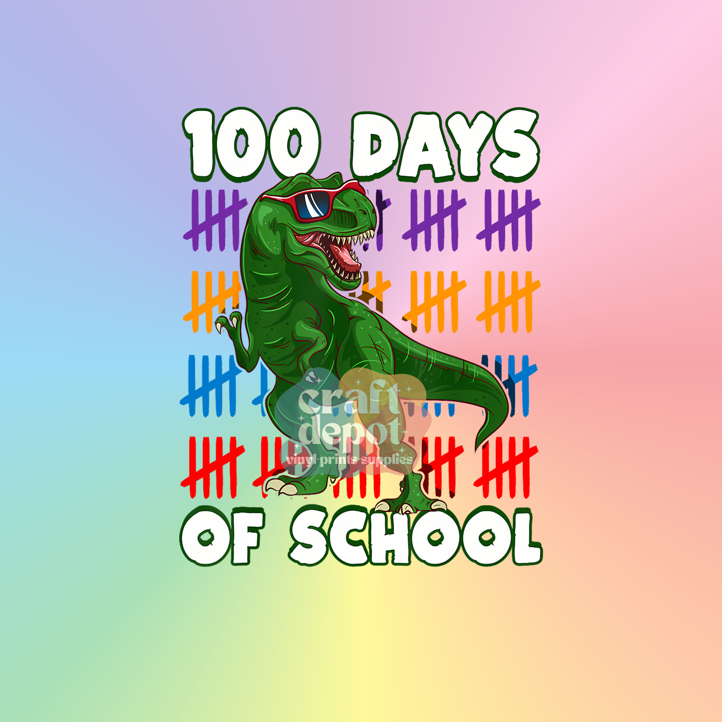 DTF PRINT-100 Days of School-50