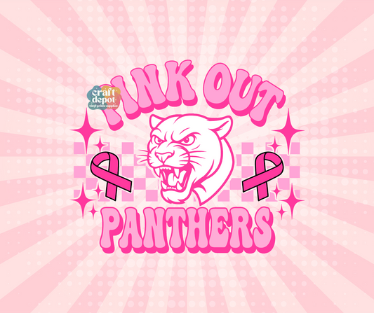 DTF PRINT- Pink Out-Breast Cancer Awareness-Panthers