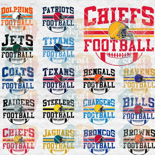DTF Print-Football Teams