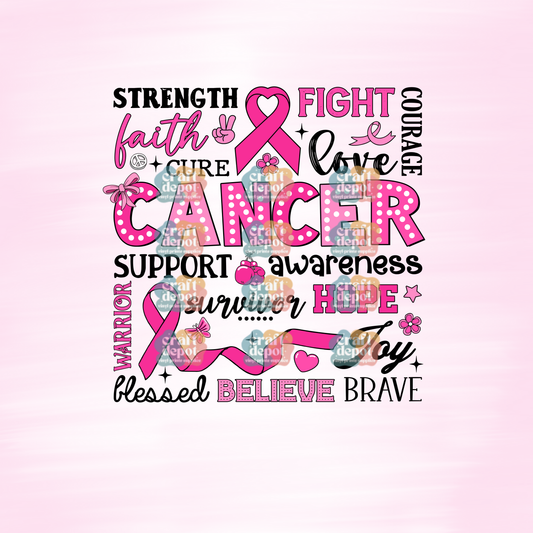 DTF PRINT- Breast Cancer Awareness 1