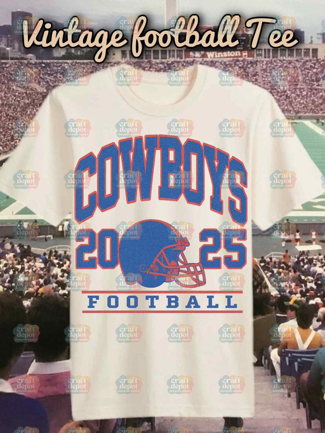 DTF Print-High School Football Vintage Designs-School Teams