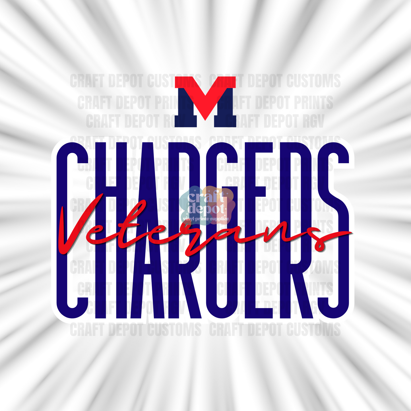 DTF PRINT-School Pride-Veterans Chargers