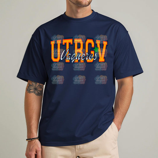 DTF Print-College-UTRGV Vaqueros