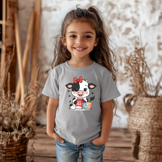 DTF PRINT- Cute Cow 3 -September-Milk Day