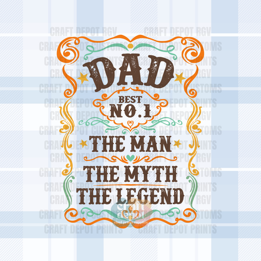 DTF PRINT- Dad-Father-Papa-54