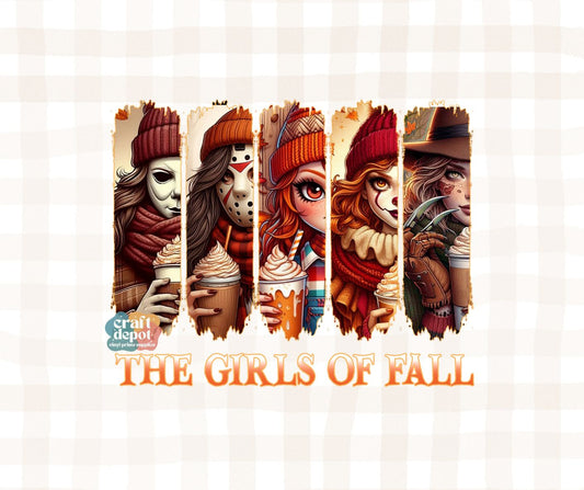 DTF PRINT- Fall 8-The Girls of Fall-Horror