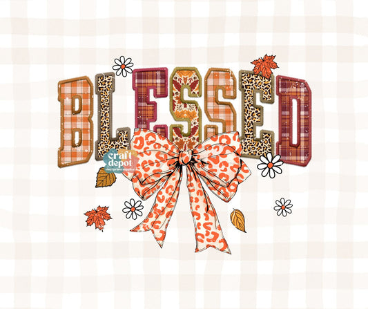 DTF PRINT- Fall 1-Blessed