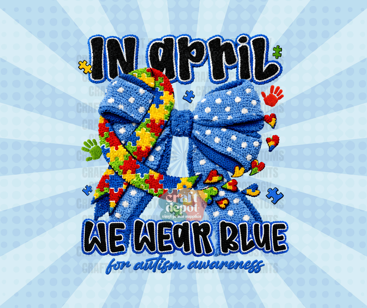 DTF PRINT- April -Autism Awareness-55