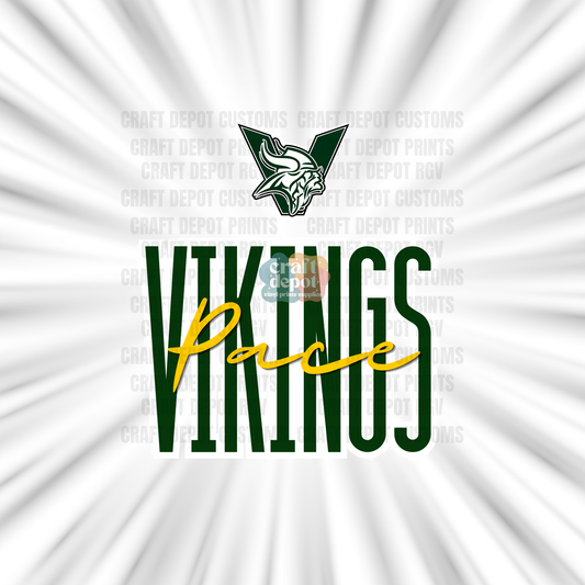 DTF PRINT-School Pride-Pace Vikings