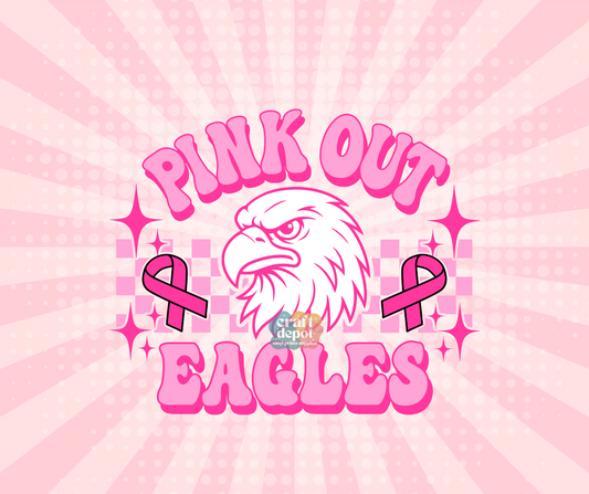 DTF PRINT- Pink Out-Breast Cancer Awareness-Eagles