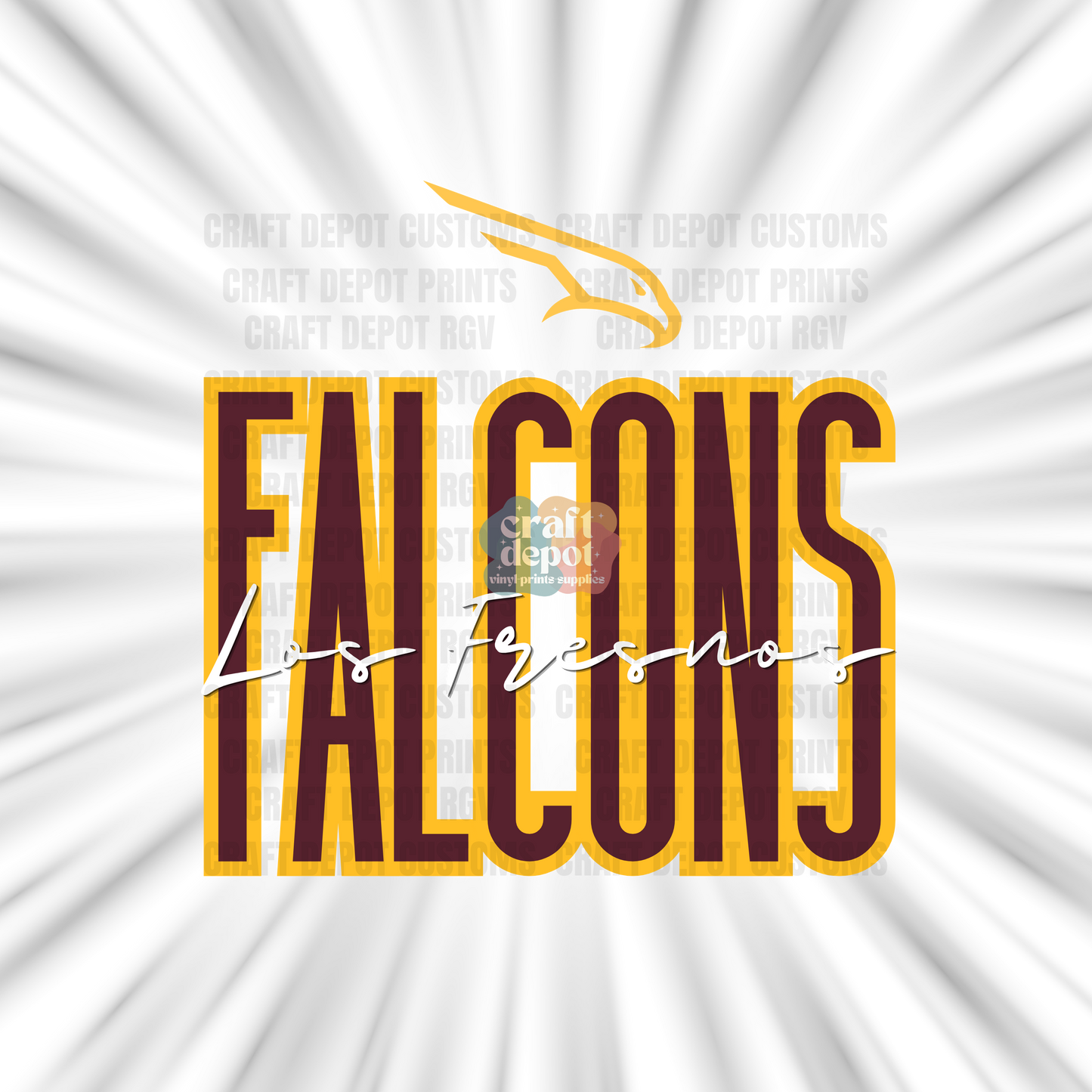 DTF PRINT-School Pride-Los Fresnos Falcons