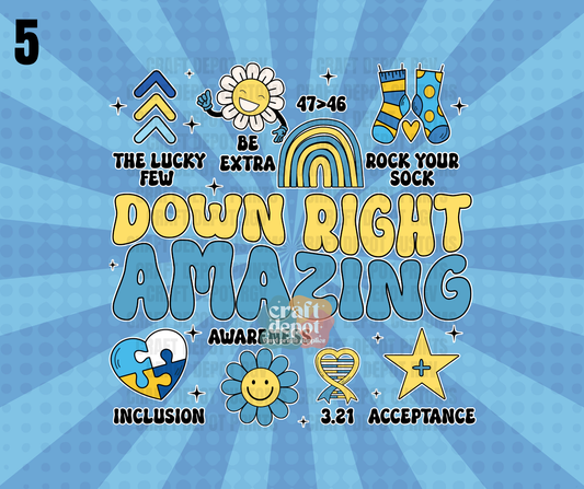 DTF PRINT- March-Down Syndrome Awareness-5