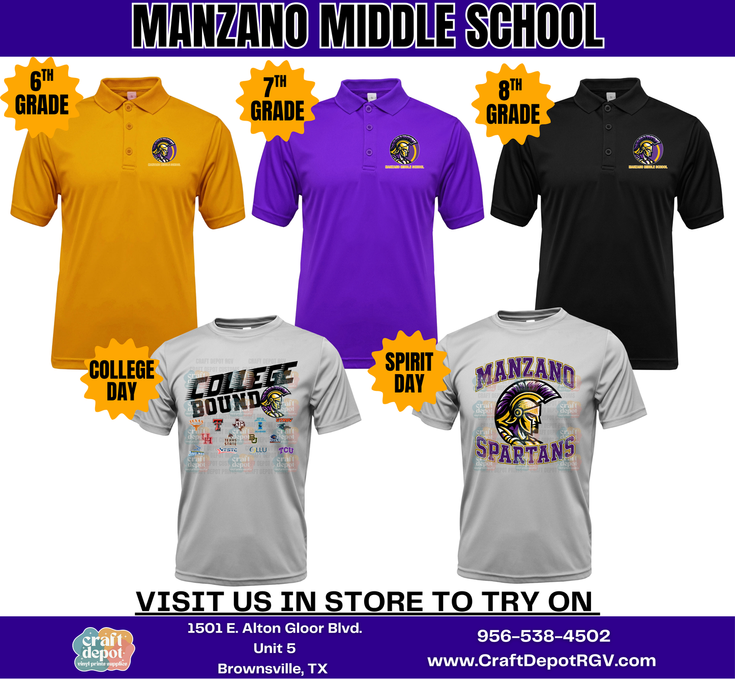 Uniform Bundle- BISD Middle Schools