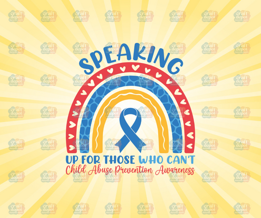 DTF PRINT-Speaking Up For Those Who Can't-April