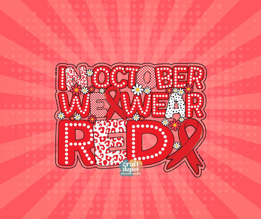 DTF PRINT-Red Ribbon Week-Drug Free-October-5