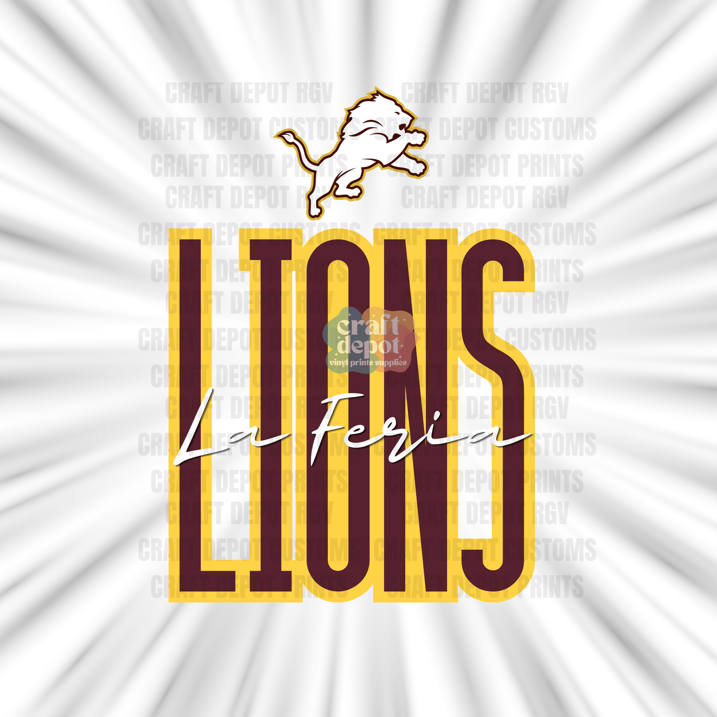 DTF PRINT-School Pride-La Feria Lions
