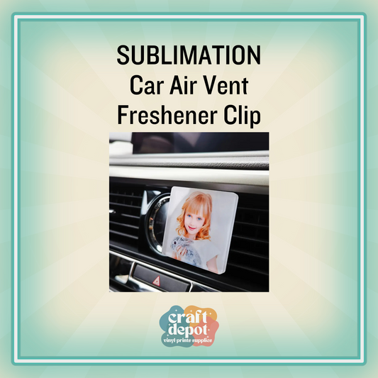 Car Air Vent Freshener Clip-SUBLIMATION