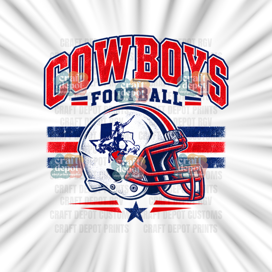 DTF PRINT-Football Team-Porter Cowboys