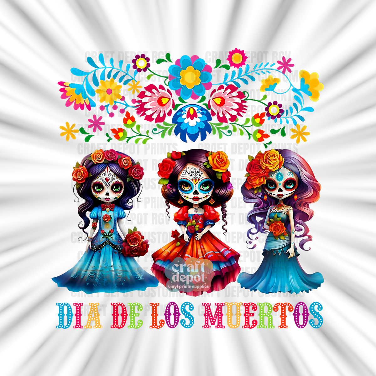 DTF PRINT-Catrina-Dia De Los Muertos-6