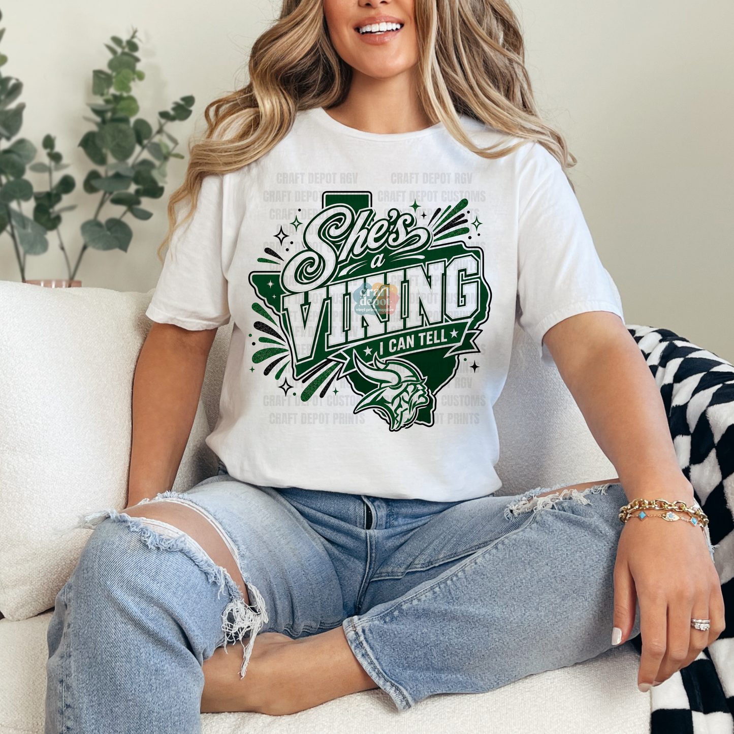 DTF PRINT-She's a Viking