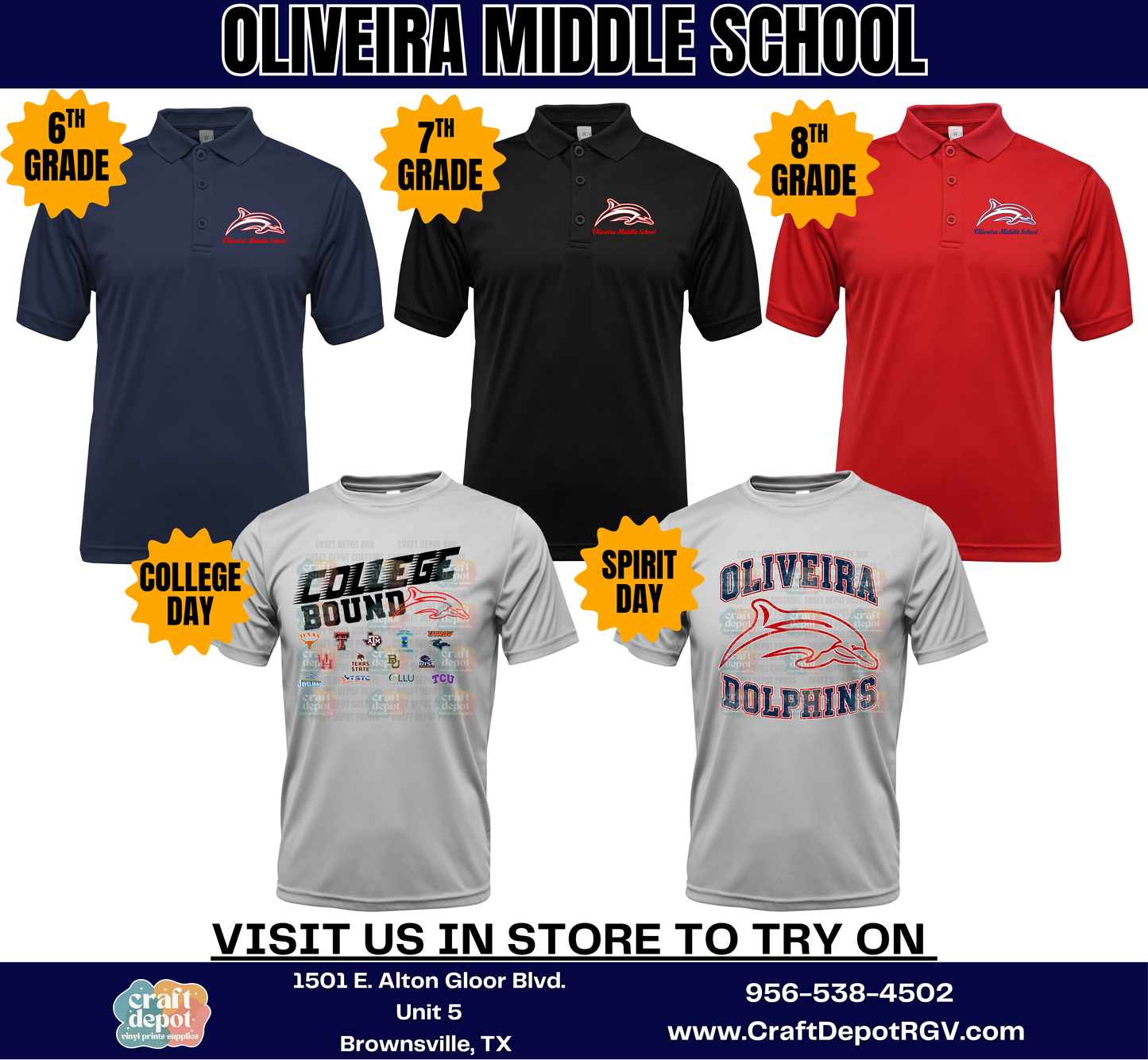 Uniform Bundle- BISD Middle Schools