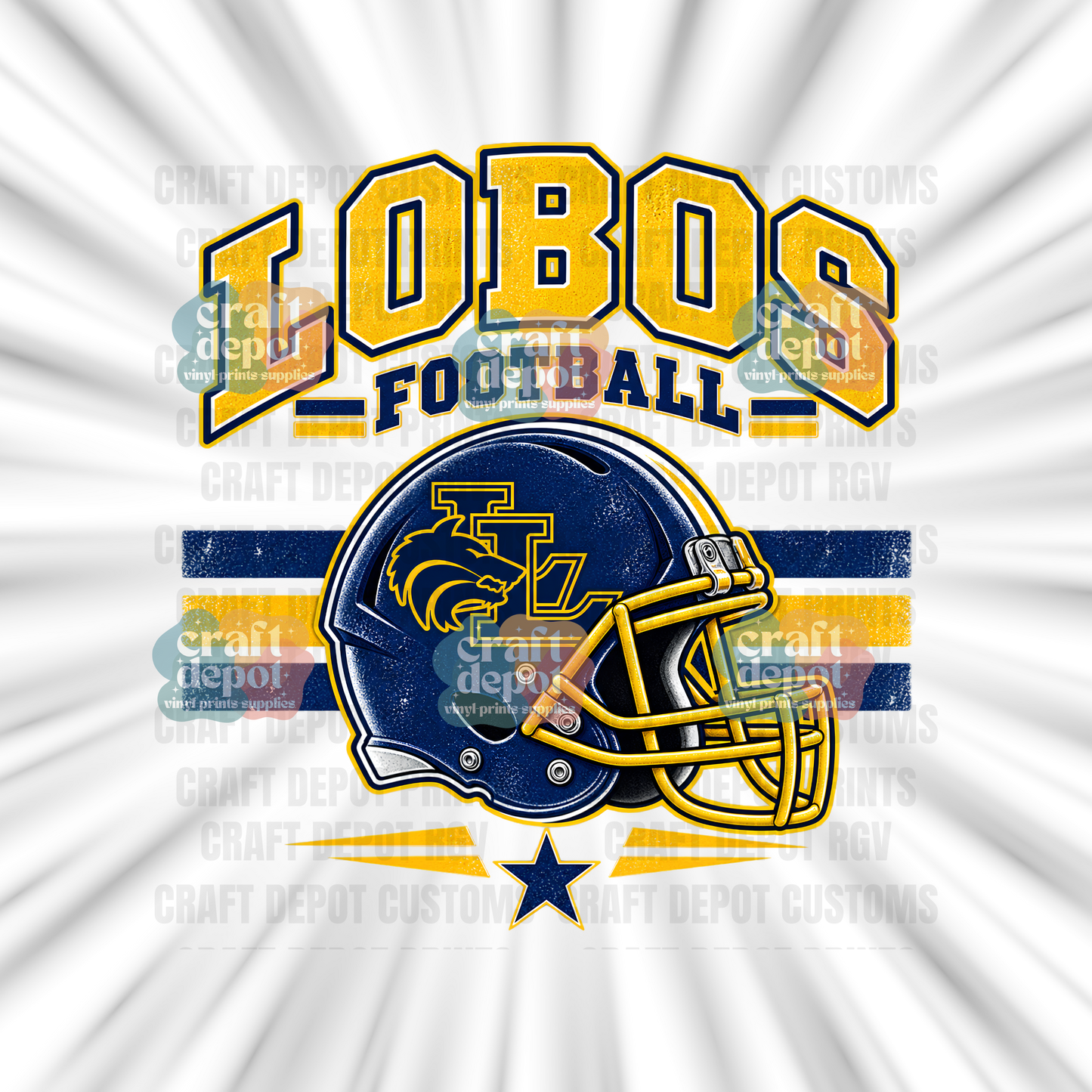 DTF PRINT-Football Team-Lopez Lobos