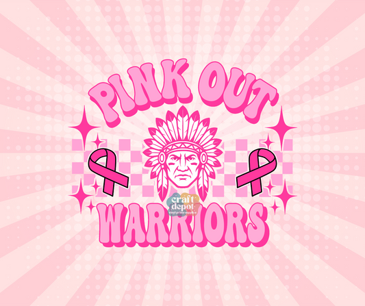 DTF PRINT- Pink Out-Breast Cancer Awareness-Warriors