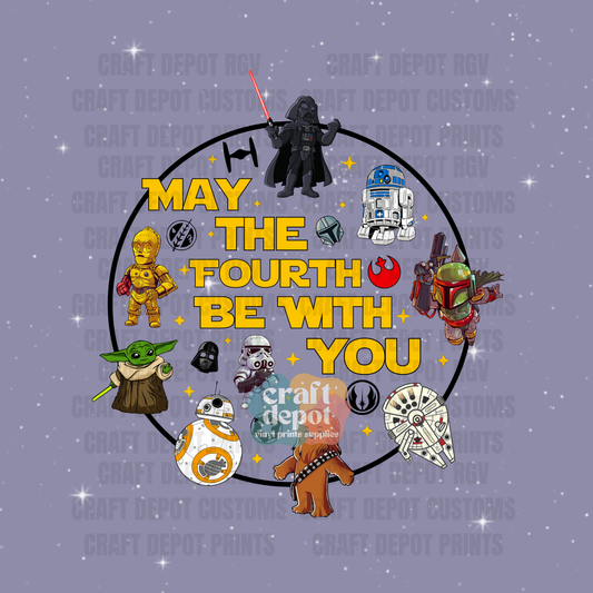 DTF PRINT- May the 4th-7