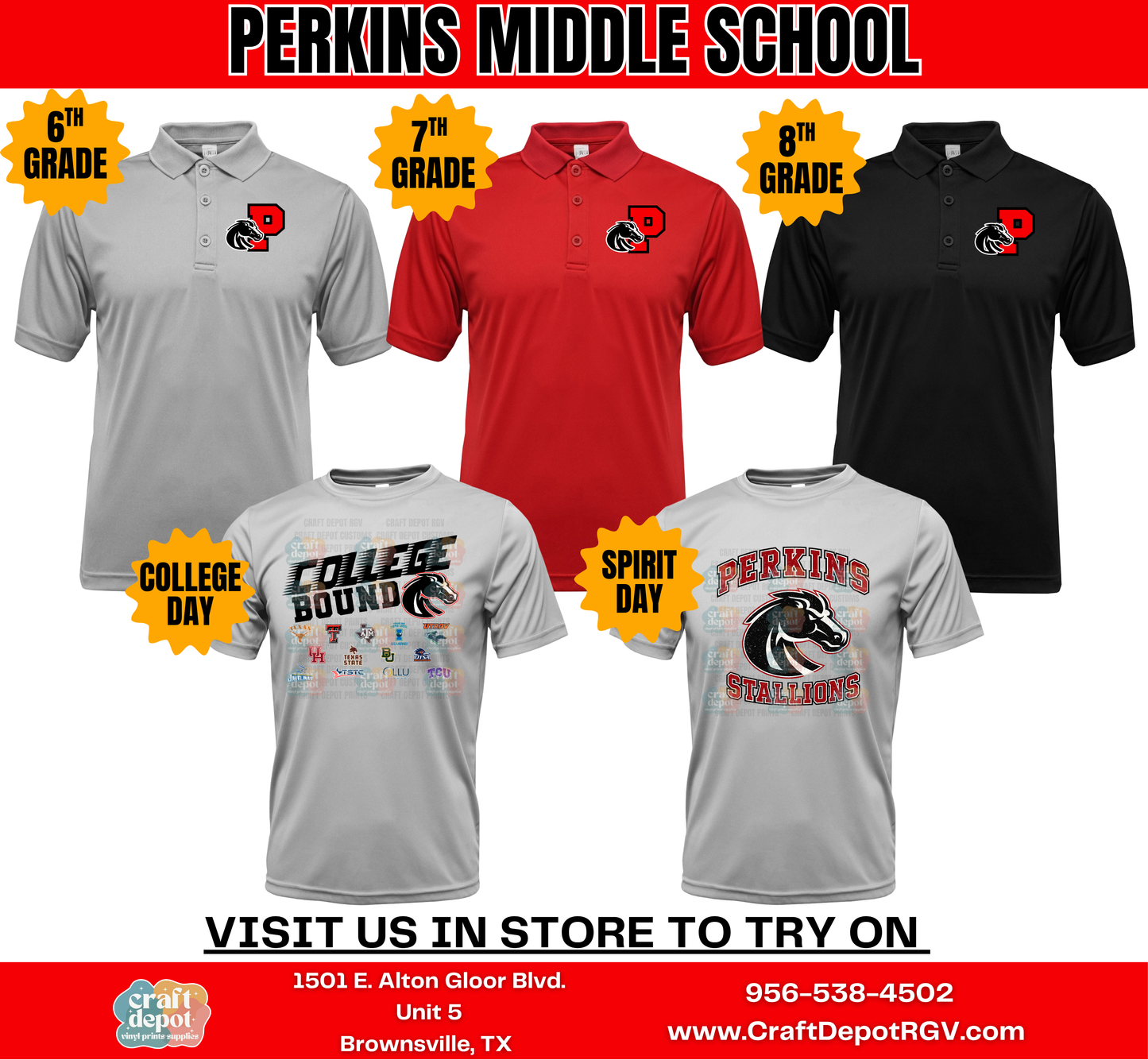 Uniform Bundle- BISD Middle Schools