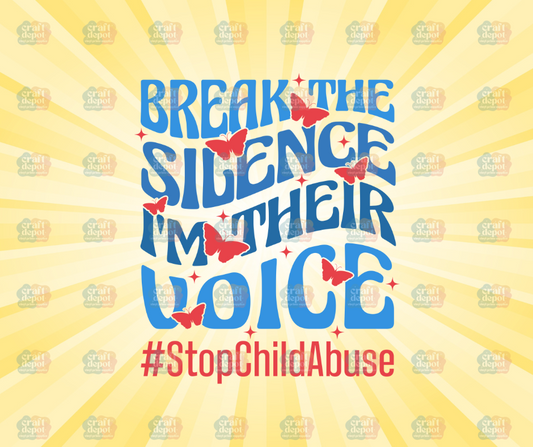 DTF PRINT-Break the Silence-April