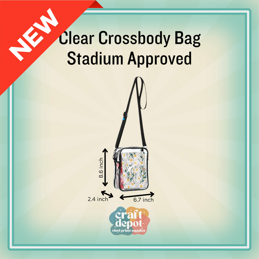 Clear Stadium Crossbody Purse