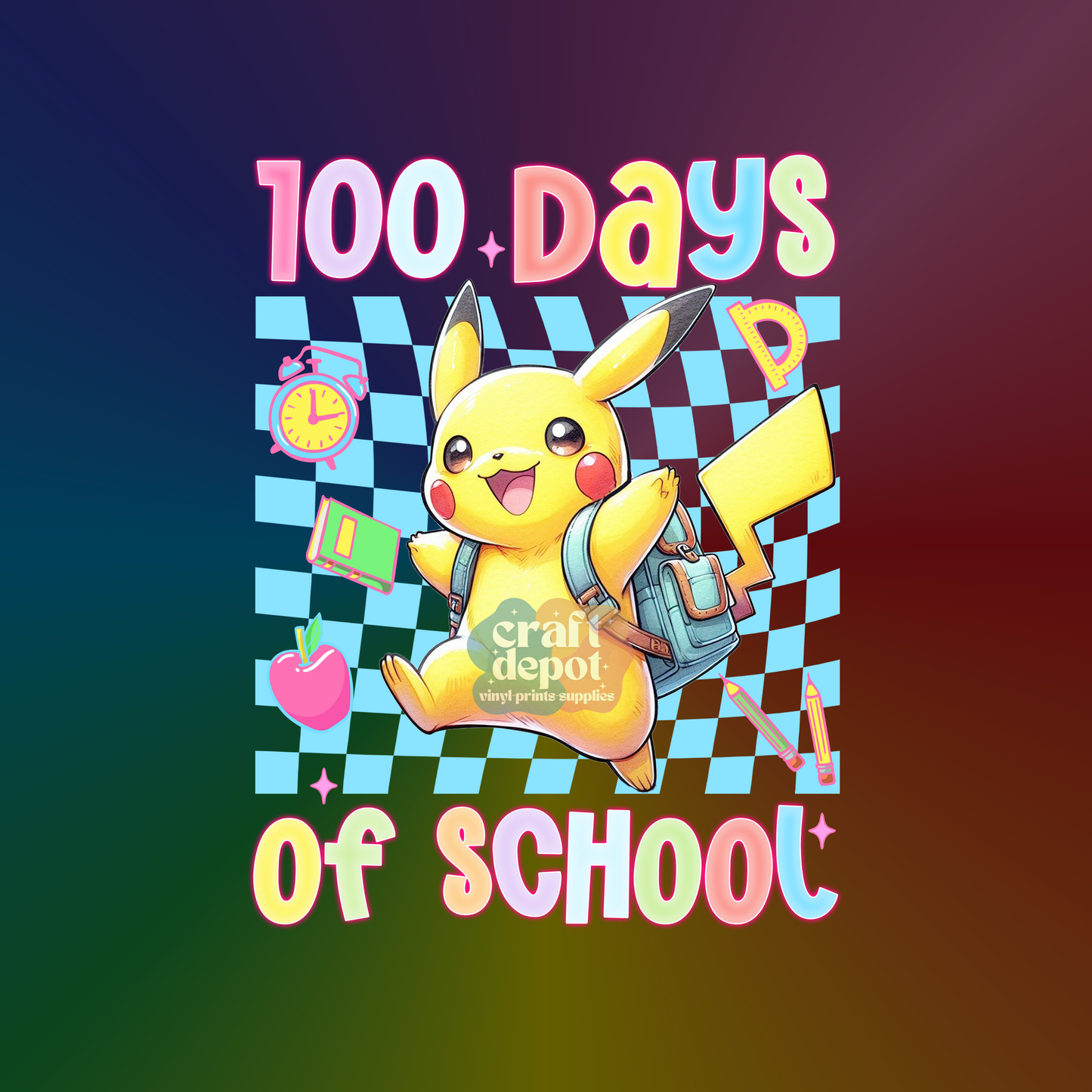 DTF PRINT-100 Days of School-83