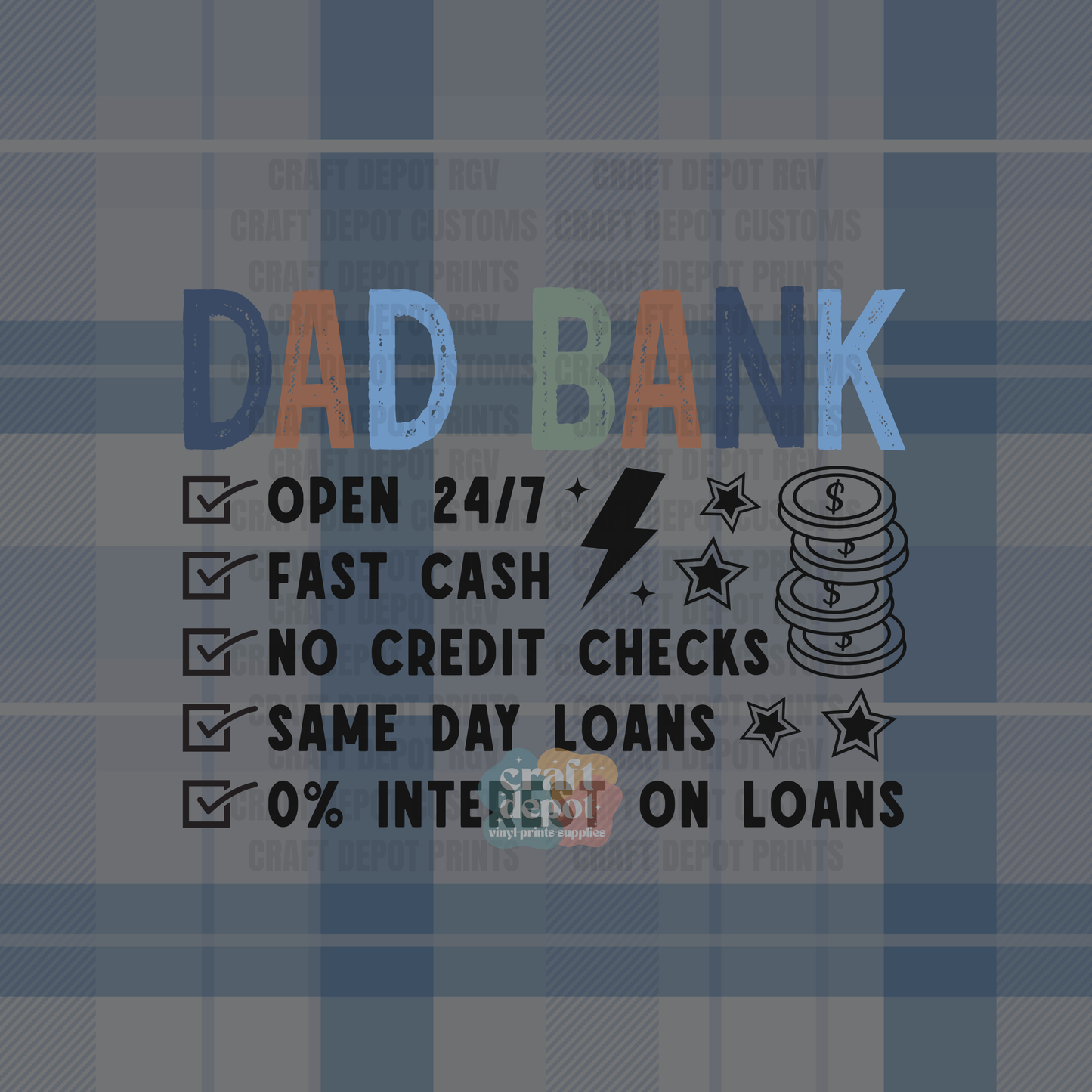 DTF PRINT- Dad-Father-Papa-82