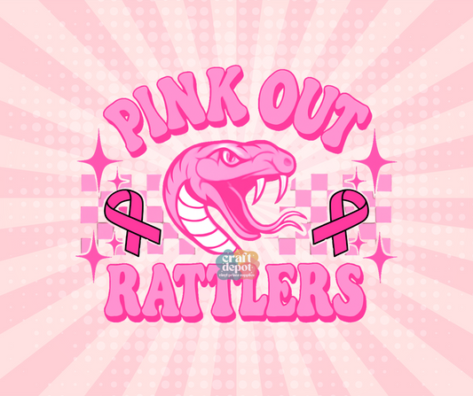 DTF PRINT- Pink Out-Breast Cancer Awareness-Rattlers