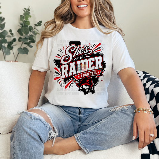 DTF PRINT-She's a Raider