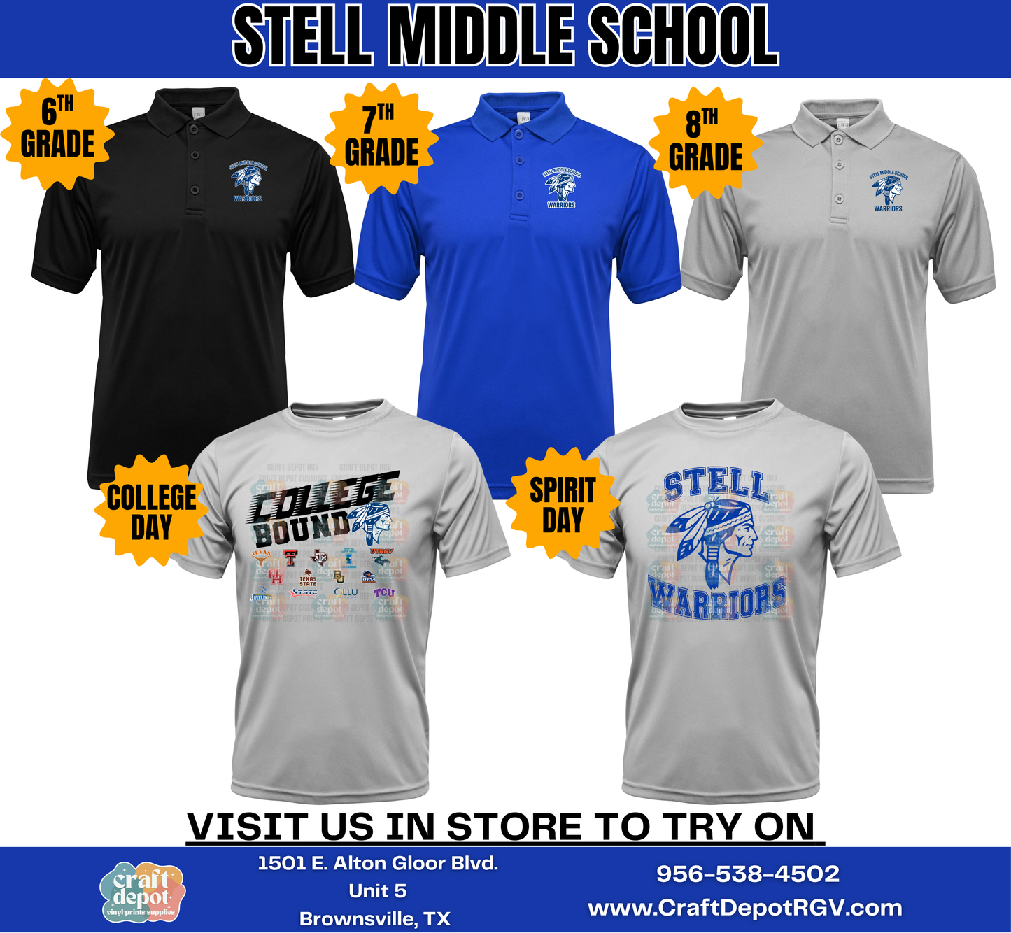 Uniform Bundle- BISD Middle Schools