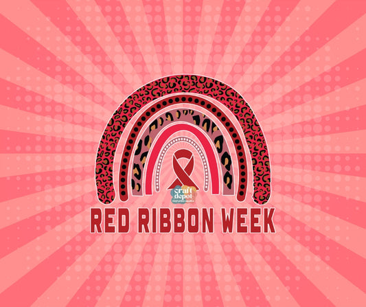 DTF PRINT-Red Ribbon Week-Drug Free-October-8