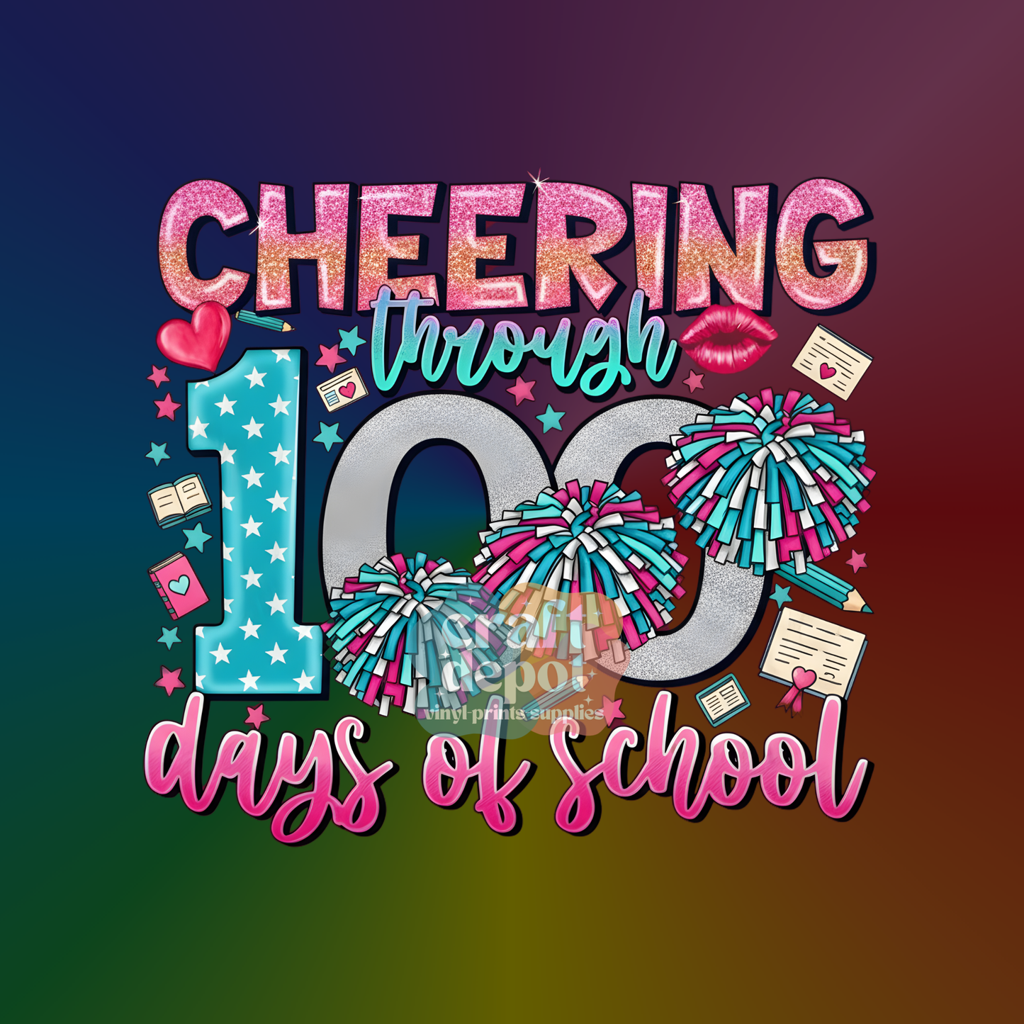 DTF PRINT-100 Days of School-8